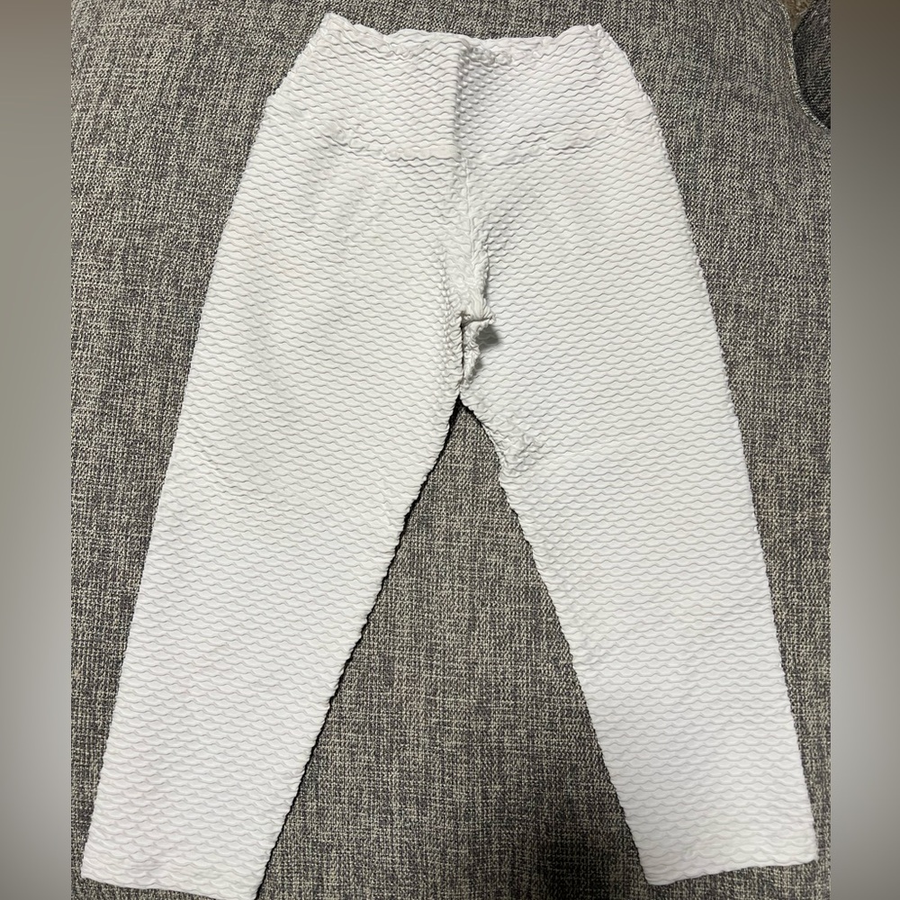 Booty by Brabants Croco White Leggings